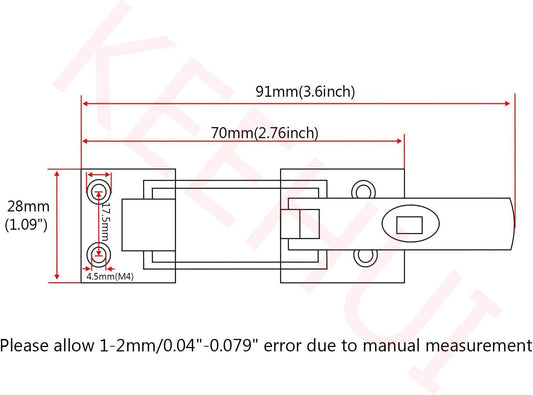 Grade Heavy Dudy 316 Stainless Steel Lockable Latch Marine Boat Door Lock Anti-Rattle Fastener Clamp