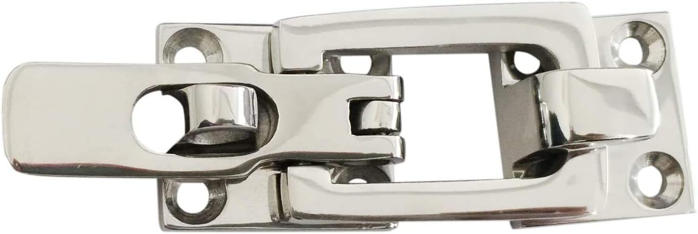 Grade Heavy Dudy 316 Stainless Steel Lockable Latch Marine Boat Door Lock Anti-Rattle Fastener Clamp