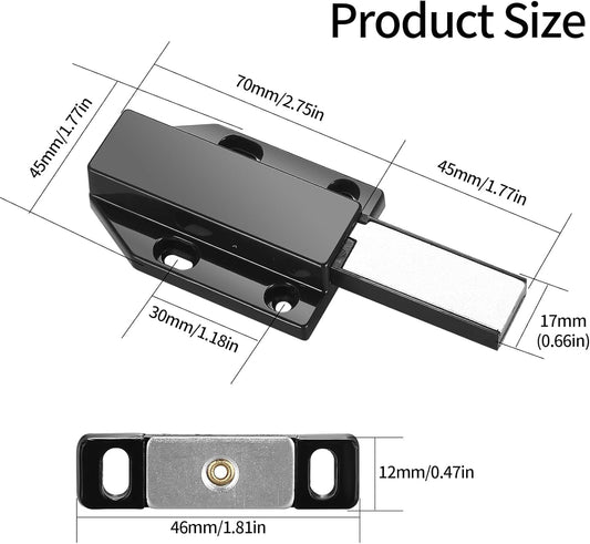 Dutch European hinge, push-to-open European hinge, magnetic catch, cabinet, for furniture, drawers, cabinet doors, 2 pieces