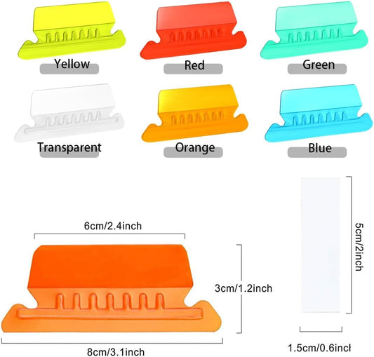 File Folder Tabs Hanging File Folder Labels 60 Sets Plastic File Tabs with Inserts for Hanging Files