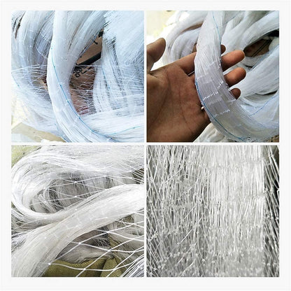 33 x 16 Ft Reusable Nylon Anti Bird Net Anti Bird Mesh Netting Anti Bird Protection Net for Garden Plant Fruit Crop Cage Protection Against Birds Deer Seagull Pigeon