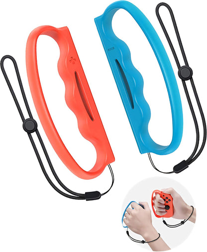 Grips for Nintendo Switch Fitness Boxing, Fit Boxing Clasp Accessories Handle for Adults and Children, for finger arcs, non-slip, making your boxing game experience smoother