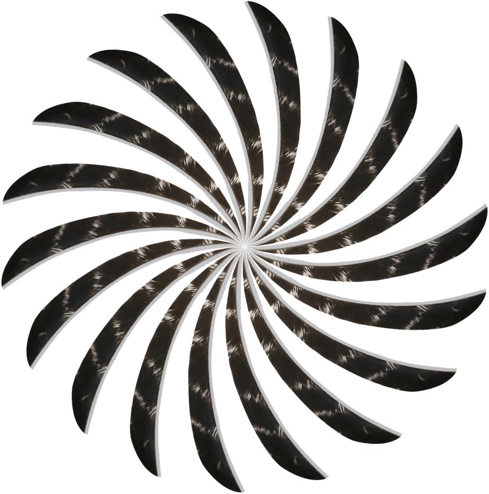 50pcs Turkey Feather Fletching 4'' / 5'' Right Wing Drop-Shaped Arrow Fletches Feathers Vanes for DIY Hunting Arrows Accessories Wooden Bamboo - 4inch