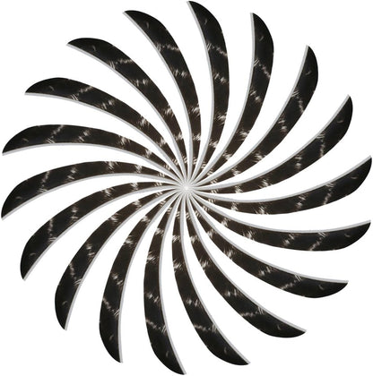 50pcs Turkey Feather Fletching 4'' / 5'' Right Wing Drop-Shaped Arrow Fletches Feathers Vanes for DIY Hunting Arrows Accessories Wooden Bamboo - 4inch