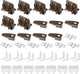5 Set R 7321 Track Guide and Glides Replacement,Drawer kit Compatible with Kenlin Rite Trak 1 System, Drawer Hardware to Repair Furniture for Dressers, Hutches & Nightstand Systems -