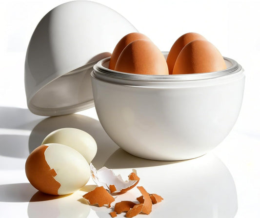 Microwave Egg Cooker, Hard Boiled 4 Capacity Boiler Steamer Poacher Microwavable with Lid for Cooking Kitchen Tools