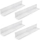 4 Pack Aluminum Angle 6061, 2" x 2"x 1/8" Stock, Bars 12" Length, 90-Degree Angled Extrusion, T5 Temper Mill for Moulding Structural Construction