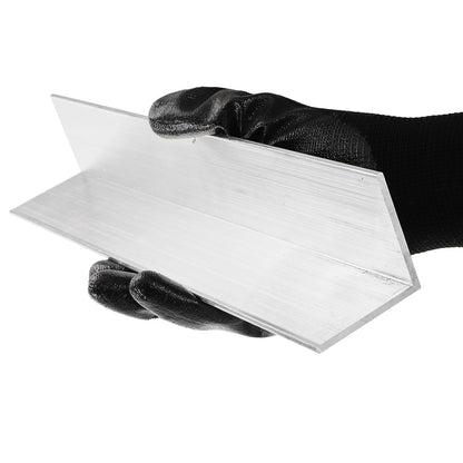 4 Pack Aluminum Angle 6061, 2" x 2"x 1/8" Stock, Bars 12" Length, 90-Degree Angled Extrusion, T5 Temper Mill for Moulding Structural Construction