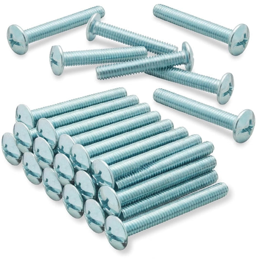 Cabinet Knob & Pull Machine Screws 25-pk (8-32 x 1-1/2") or Choose Your Length; Fasteners for Kitchen & Bathroom Drawer & Door Hardware