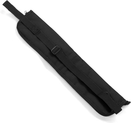 Biaungdo Drumstick Bag, Black Portable Drum Stick Bag, Small Drumstick Case Holder for Drum Mallets and Percussion Sticks