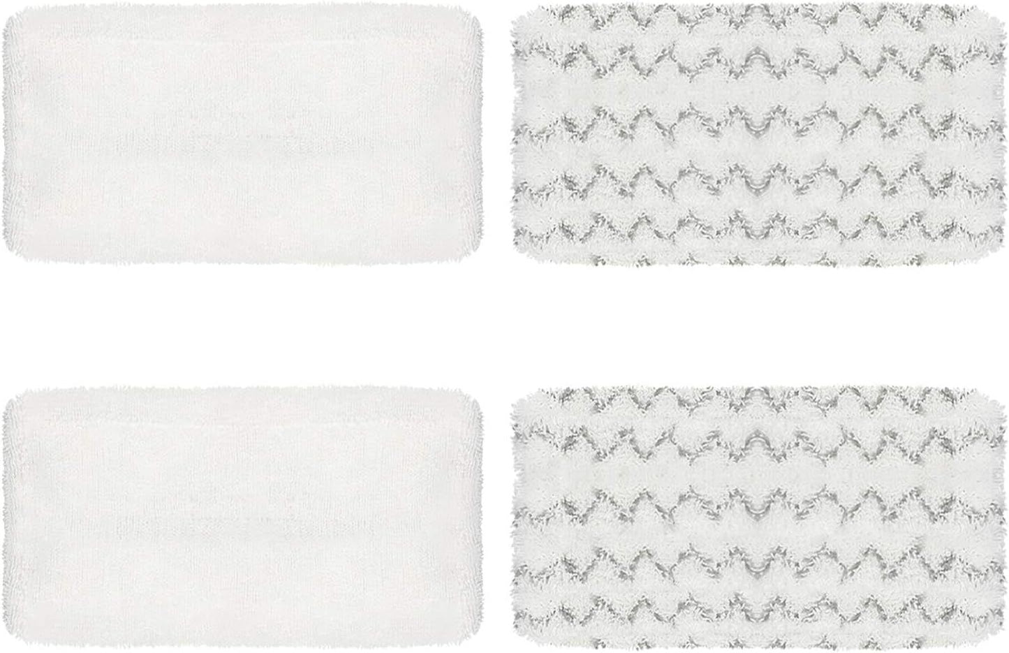 4 Pack Steam Mop Pads or Bissell Symphony 1252 1606670 1543 1652 1132 1530 11326 Vacuum and Steam Mop, Bissell 2747A Replacement Pads, Bissel Symphony Pet Mop Pads, Microiber Washable & Reusable