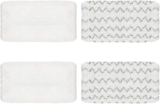 4 Pack Steam Mop Pads or Bissell Symphony 1252 1606670 1543 1652 1132 1530 11326 Vacuum and Steam Mop, Bissell 2747A Replacement Pads, Bissel Symphony Pet Mop Pads, Microiber Washable & Reusable
