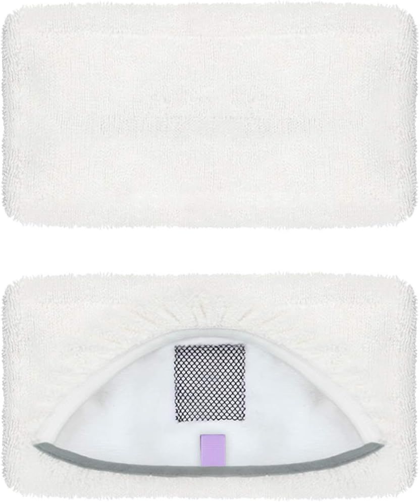 4 Pack Steam Mop Pads or Bissell Symphony 1252 1606670 1543 1652 1132 1530 11326 Vacuum and Steam Mop, Bissell 2747A Replacement Pads, Bissel Symphony Pet Mop Pads, Microiber Washable & Reusable