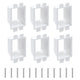 6 Pcs BE1-2 Electrical Outlet Box Extenders, Electrical Box Extender, 1 Gang Power Outlet Box Extender, Electric Box Extenders or Outlets, Single Gang Electric Outlet Box Extension with 12 Screws