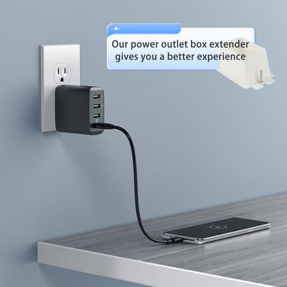 6 Pcs BE1-2 Electrical Outlet Box Extenders, Electrical Box Extender, 1 Gang Power Outlet Box Extender, Electric Box Extenders or Outlets, Single Gang Electric Outlet Box Extension with 12 Screws