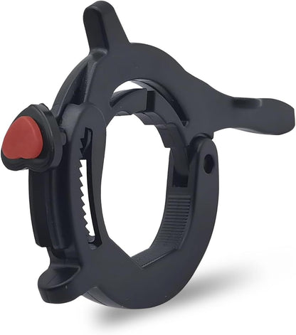 Motorcycle Cruise Control Assist, Handlebar Booster Clamp with Quick Release Throttle Button, Anti-skid Rustproof Throttle Lock, Universal Saver Conversion Accessory for Long Distance (Black)