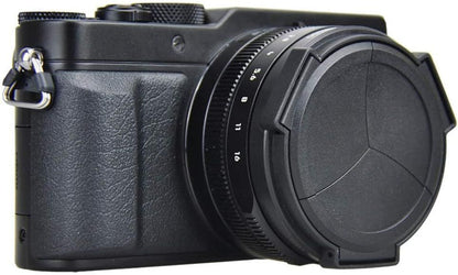 Auto Open and Close Lumix L10 Lens Cap for Leica D-LUX 8 7 DLUX8 L10 Cover | Automatic Lens Protector for Leica D-LUX8 D-LUX7 (Typ 109) Panasonic Lumix L10 DMC-LX100 II DC-LX100M2 Replace DMW-LFAC1