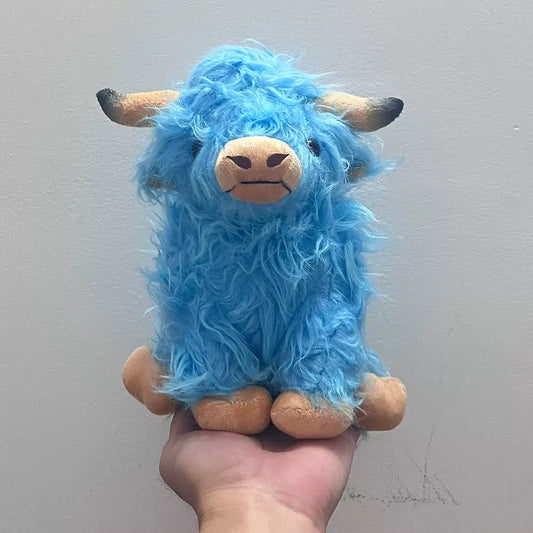 Blue Highland Cattle Chalk Bag Rock Climbing Equipment