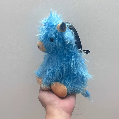 Blue Highland Cattle Chalk Bag Rock Climbing Equipment