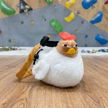 Fur Chicken  Chalk Bag Rock Climbing Chalk Bag Suitable Bouldering Gym Indoor & Outdoor Climbing with Adjustable Belt