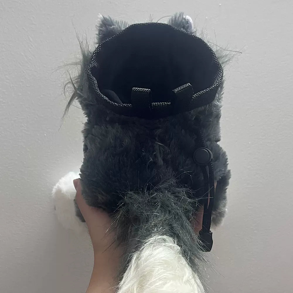 Grey Cat Chalk Bag Rock Climbing Equipment