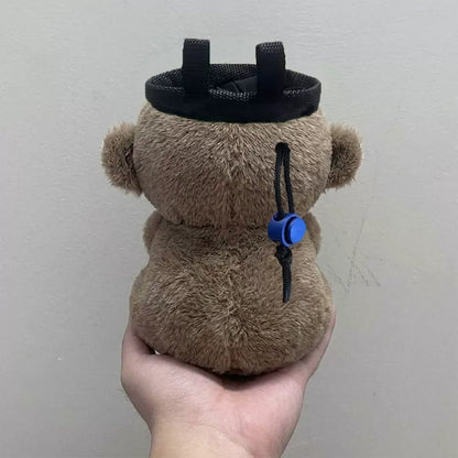 Lucky Monkey Chalk Bag Rock Climbing Chalk Bag Suitable Bouldering Gym Indoor & Outdoor Climbing with Adjustable Belt