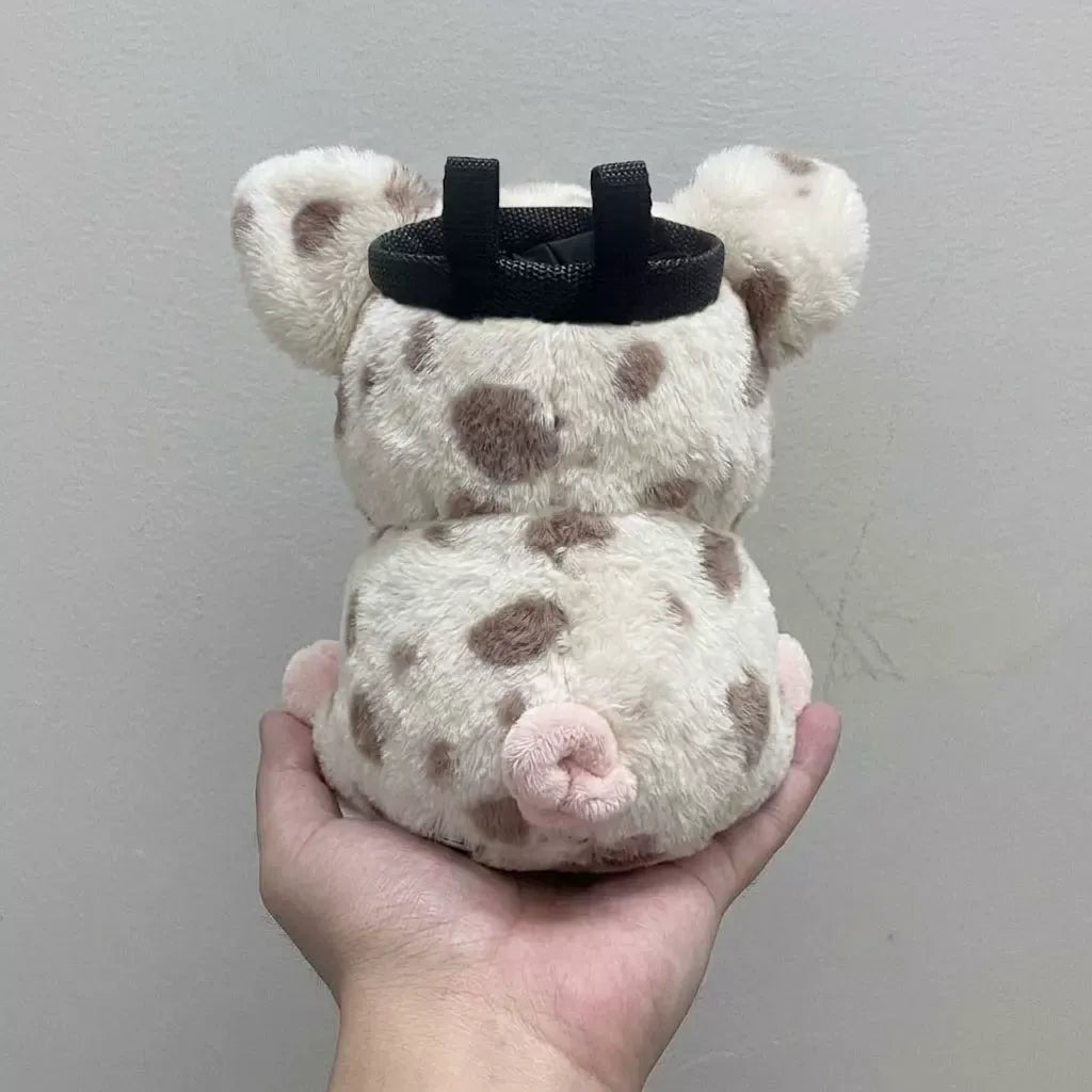 Cute Pig Chalk Bag Rock Climbing Chalk Bag Suitable Bouldering Gym Indoor & Outdoor Climbing with Adjustable Belt