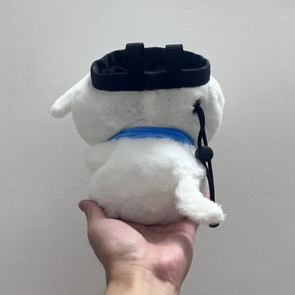 White Puppy Chalk Bag Climbing Rock Chalk Bag