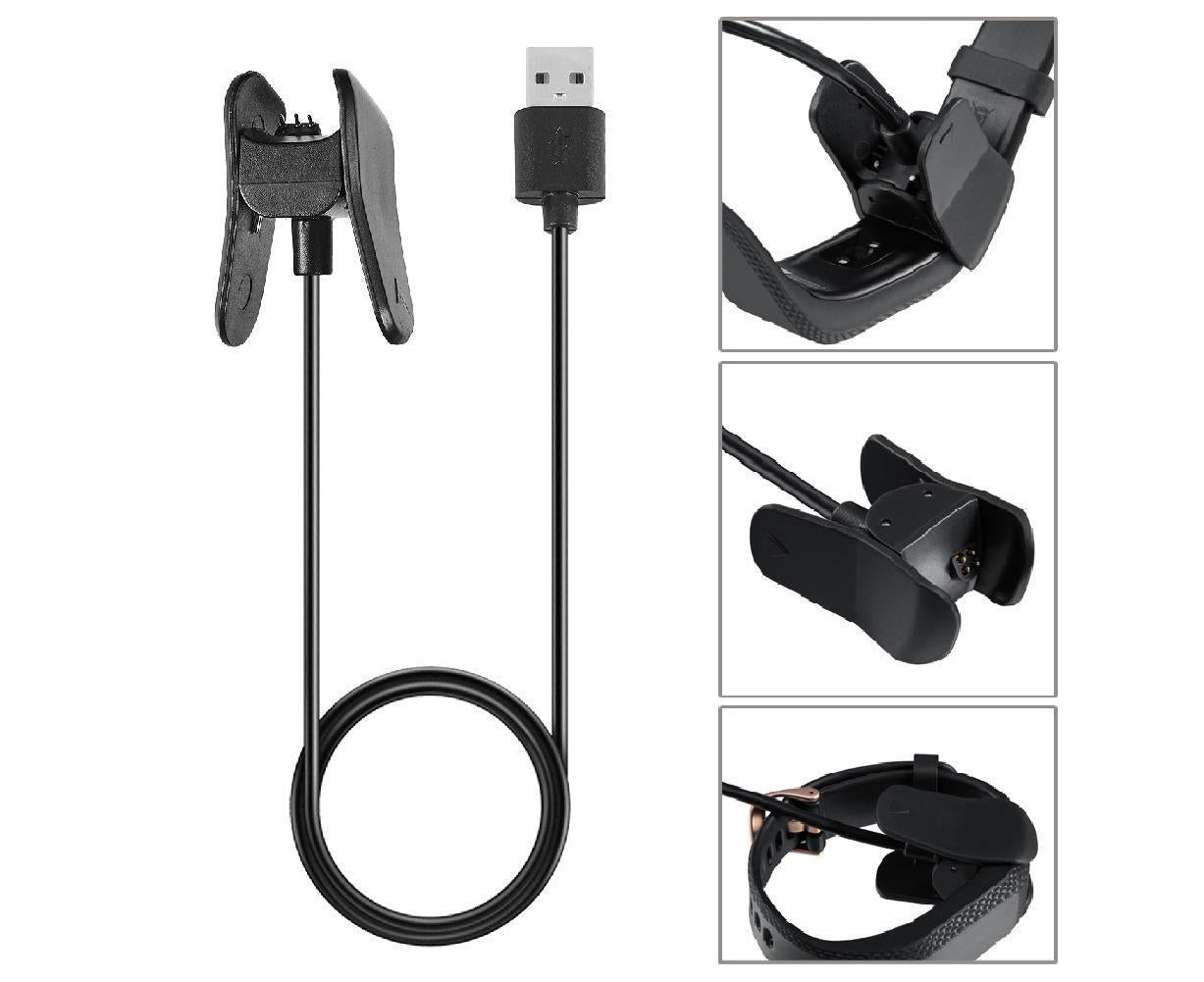 1m Smart Bracelet USB Charging Cable Clip-on Charger Cord for Vivosmart 4