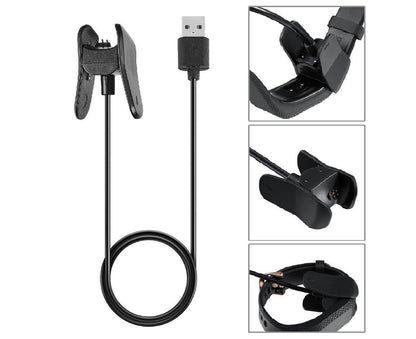 1m Smart Bracelet USB Charging Cable Clip-on Charger Cord for Vivosmart 4