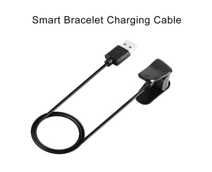 1m Smart Bracelet USB Charging Cable Clip-on Charger Cord for Vivosmart 4
