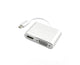 2 in 1 4K Ultra High Clarity USB 3.1 Type-C to HDMI-compatible VGA Converter Adapter for MacBook PC Silver