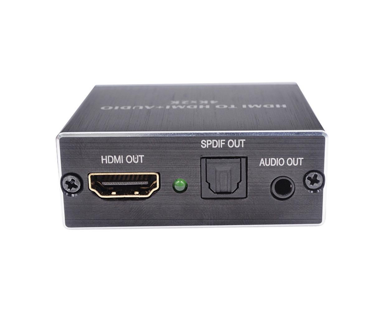 Portable 4Kx2K HDMI-compatible 1.4 Audio Splitter Extractor 5.1CH SPDIF Optical Converter