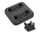 Portable Gamepad Wireless Charger with Dual Ports for Xbox Series X/S Controller Black