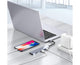 Type-C Hub Docking Station High Speed Multifunctional 7 in 1 USB 3.0 HDMI-compatible PD USB TF Laptop for Huawei Silver