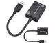 USB to HDMI-compatible High Clarity 1080P 4K Video Capture Card for Game Live Streaming Broadcast Black
