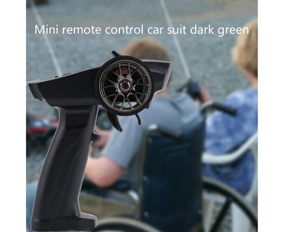 Remote Control High Imitation Electrical Full Proportional Racing Car Remote Controller for Boy and Girl Black