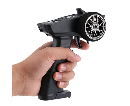 Remote Control High Imitation Electrical Full Proportional Racing Car Remote Controller for Boy and Girl Black