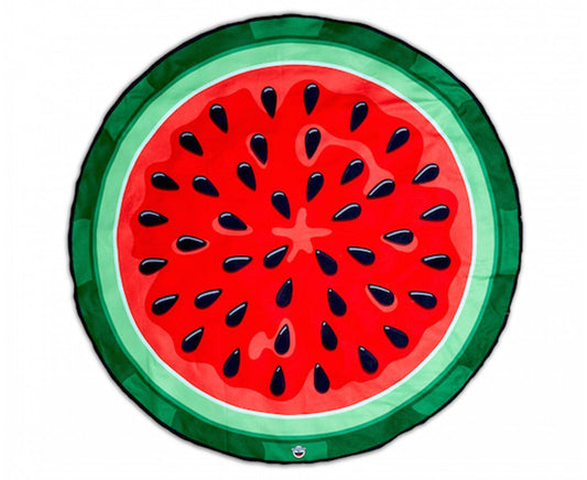 BigMouth Inc. 152cm Gigantic Watermelon Beach Blanket Outdoor Travel Mat Round