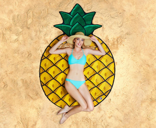 BigMouth Inc. 152cm Gigantic Pineapple Beach Blanket Outdoor Swimming Pool Mat