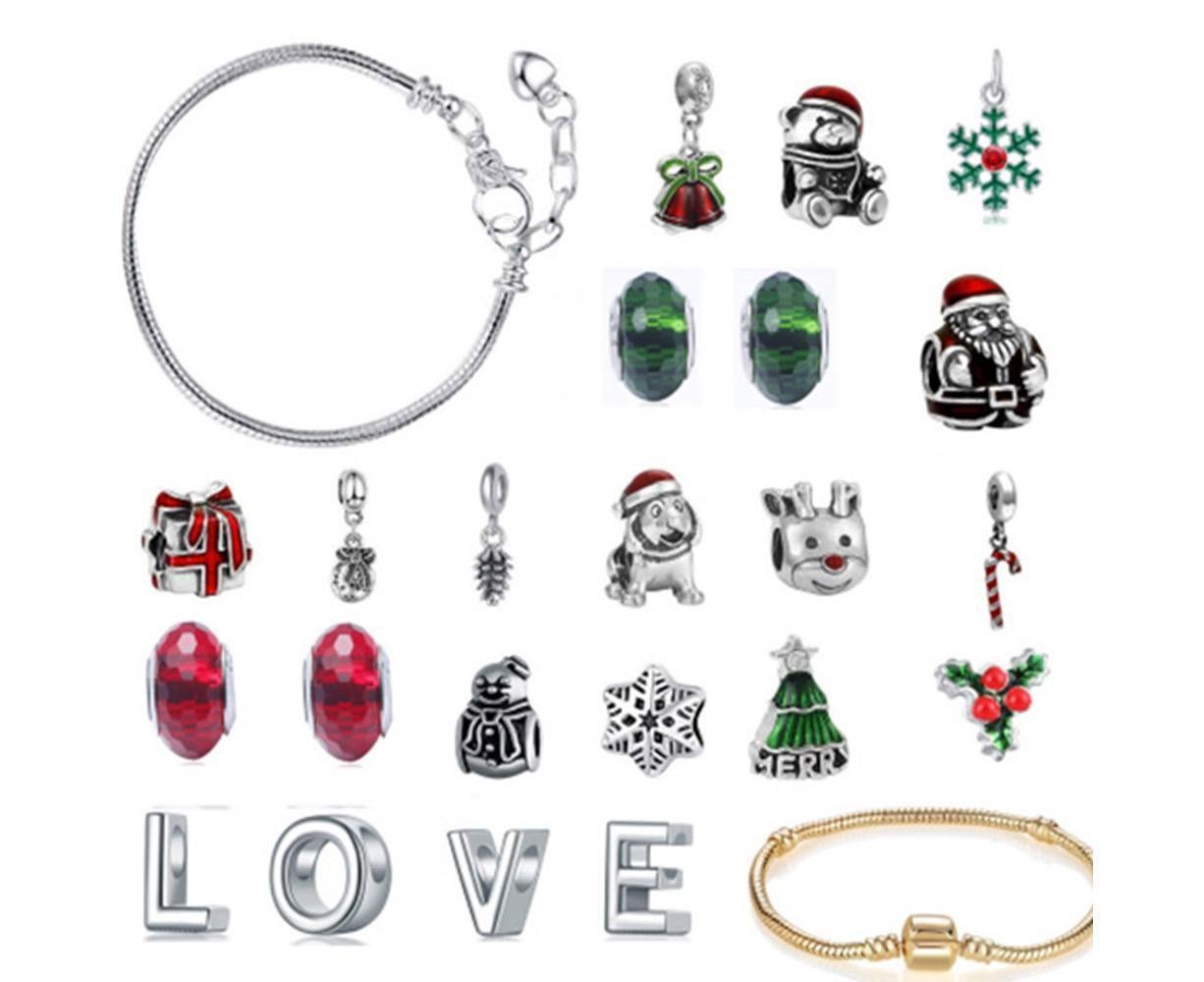 Christmas Advent Charm Calendar-LOVE Bracelet