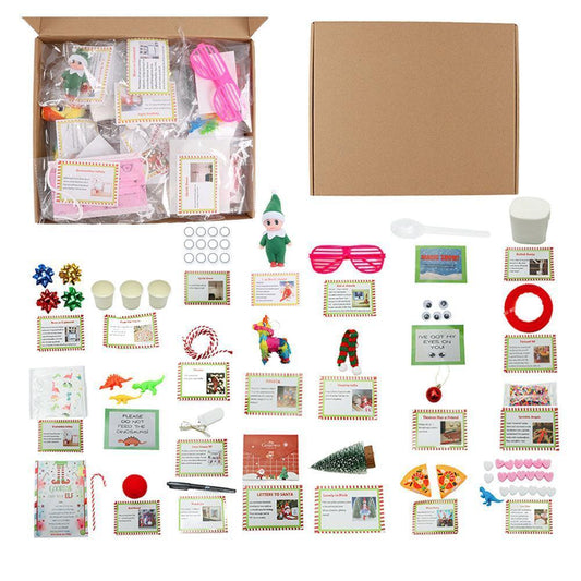 24 Days Christmas Countdown Calendars Elf Kit Xmas Blind Box