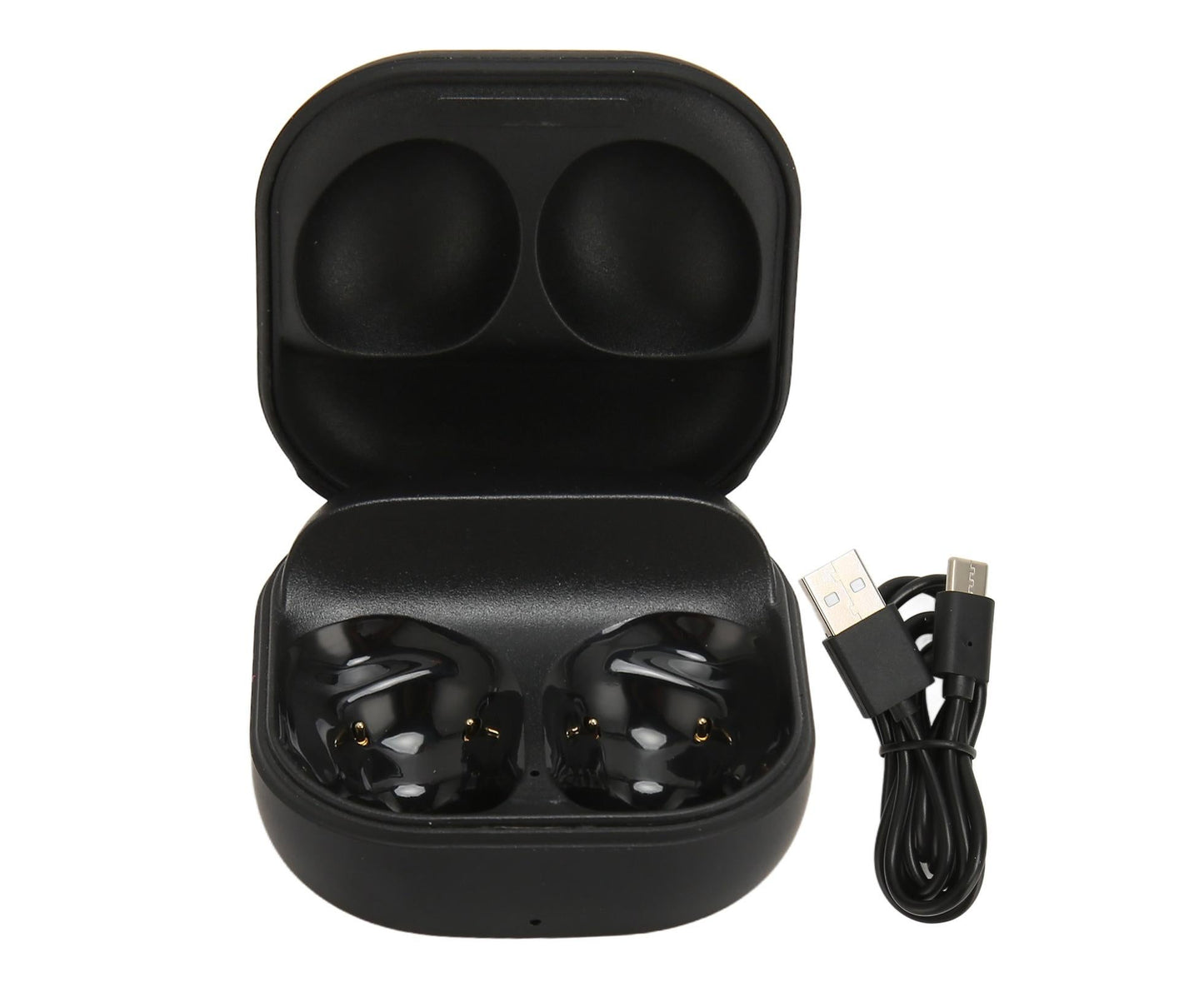 Bluetooth Earbuds Charging Case 450mAh Replacement Wireless Charger for Galaxy Buds Pro SM R190 Black