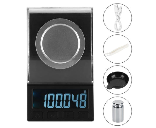 100g / 0.001g LCD Mini Electronic Kitchen Digital Food Jewelry Scale Weight Measuring Tool