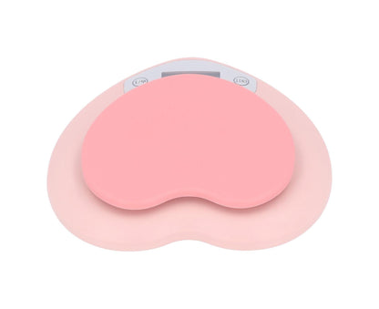 1g Accuracy Digital Kitchen Scale 5kg Household Small Heart Shape Rechargeable Food Scale for Cooking Baking
