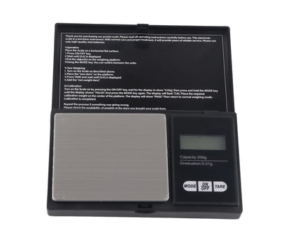 200g X 0.01g Pocket Digital Scale Portable Gram Jewelry Gold Silver Coin Herb