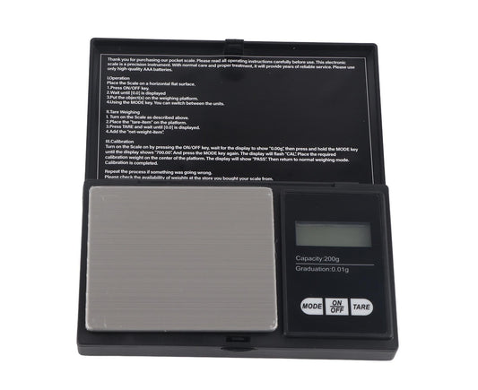 200g X 0.01g Pocket Digital Scale Portable Gram Jewelry Gold Silver Coin Herb