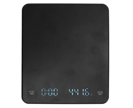 3kg/0.1g Digital Coffee Scale with Timer LED Invisible Screen Coffee Electronic Scale USB Charging Matte Black