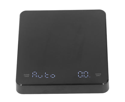 3kg/0.1g Digital Coffee Scale with Timer LED Invisible Screen Coffee Electronic Scale USB Charging Matte Black