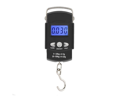 50KG/10G Portable Electronic LCD Digital Weight Scale with Tape Measure Hook